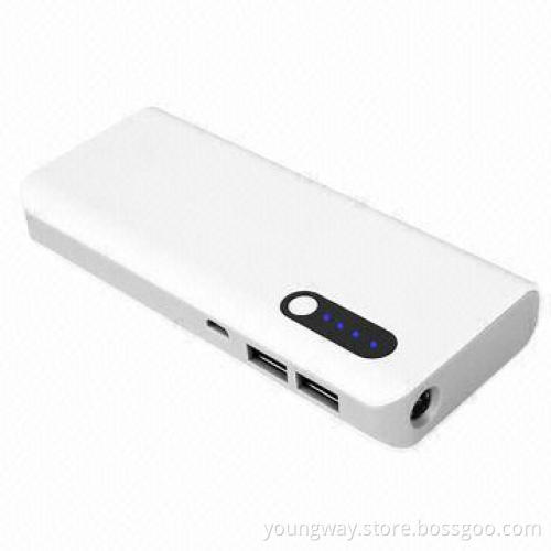 Mobile Power Bank with LED Light, 8,000mAh Battery Capacity